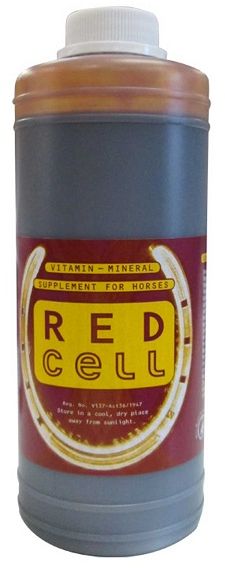 Your horse can have the same multivitamin and mineral supplement given to champion horses. Iron-rich Red Cell is a palatable yucca-flavoured multivitamin/iron/mineral feed supplement formulated to provide supplemental vitamins and minerals that may be lacking or are insufficient quantities in your horse's regular feed. Rich source of iron, which supports normal blood cell health. Iron is essential for transporting oxygen, maintaining energy, and meeting performance demands. Red Cell contains several essential vitamins and minerals, including the antioxidant nutrients Vitamin A and selenium. These nutrients work together to give your horse a potent multivitamin and mineral supplement. Homogenized for maximum consistency. Delectable yucca flavour.