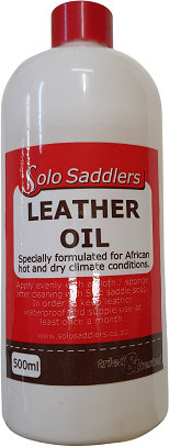 Specially formulated Solo leather oil penetrates easily to feed and enrich the leather leaving it soft and supple. It will maintain, moisturise and protect any leather items, specially in our hot, dry African climate. Made in South Africa.