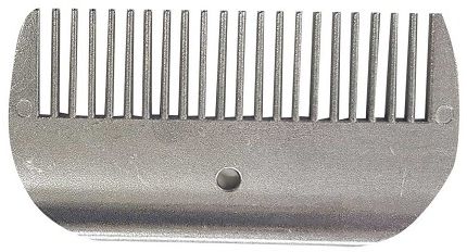 Good quality, durable Aluminium mane comb. Used on the mane to remove tangles.