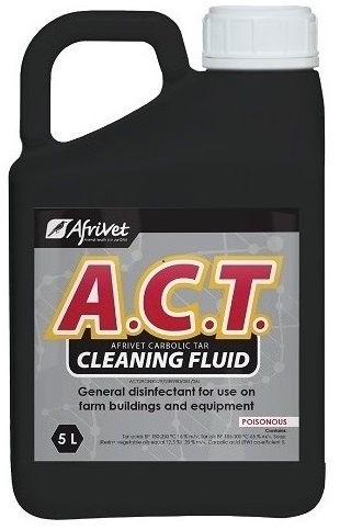 Afrivet Carbolic Tar - Cleaning Fluid: General disinfectant for use on farm buildings and equipment.