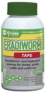 Roundworm and tapeworm remedy for sheep, goats, cattle and ostriches. Ideal as a first drench for calves, lambs and kids.