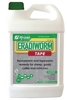 Roundworm and tapeworm remedy for sheep, goats, cattle and ostriches.