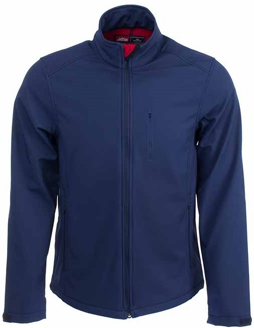 Outer shell with bonded fleece in contrast colour, zip guard, side pockets with zip closure, adjustable cuffs, draw cord in hem with adjustable toggles with safety catch and two large inside pockets.