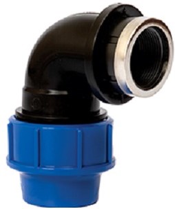 PP Compression fittings are widely used in water supply and irrigation. Fast & Reliable connection: Split ring opening has been optimized to make pipe insertion even easier. Turning of pipes can be prevented by inner threaded during installation. Specification: Pipe and fittings shall be manufactured from virgid PP (Polypropylene) compounds. Compression fittings are an excellent alternative to sweating two pipes together. Fields of Application: Piping networks for water supply of public works. Piping networks for water treatment systems. Working pressure: At 20°C - PN16 (Threaded fittings: PN167).