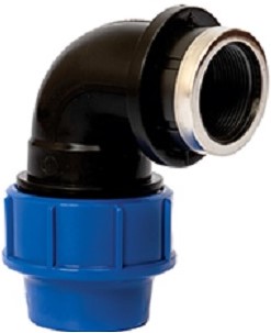 PP Compression fittings are widely used in water supply and irrigation. Fast & Reliable connection: Split ring opening has been optimized to make pipe insertion even easier. Turning of pipes can be prevented by inner threaded during installation. Specification: Pipe and fittings shall be manufactured from virgid PP (Polypropylene) compounds. Compression fittings are an excellent alternative to sweating two pipes together. Fields of Application: Piping networks for water supply of public works. Piping networks for water treatment systems. Working pressure: At 20°C - PN16 (Threaded fittings: PN178).