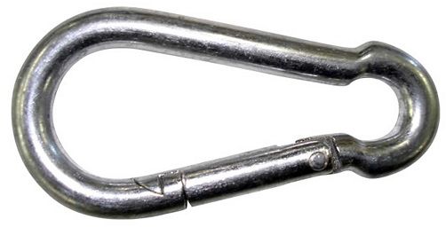 Strong, tear drop shape snap hook used on stable doors and leads. ]7cm or 9cm.