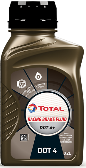 Synthetic brake Fluid exceeding DOT 4 specification. Very high dry and wet boiling points adjusted to ever increasing temperatures encountered in braking systems : prevents from "vapour lock". Resistant to moisture absorption. Viscosity suitable at cold as well as high temperatures. Provides corrosion protection for metals used in braking systems : cast iron, aluminium, steel, copper, brass etc. Synthetic brake Fluid exceeding DOT 4 specification. Very high dry and wet boiling points adjusted to ever increasing temperatures encountered in braking systems : prevents from "vapour lock". Resistant to moisture absorption. Viscosity suitable at cold as well as high temperatures. Provides corrosion protection for metals used in braking systems : cast iron, aluminium, steel, copper, brass etc. Compatible with rubber seals and hoses.