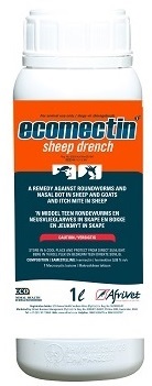 A remedy against roundworms and nasal bot in sheep and goats and itch mite in sheep.