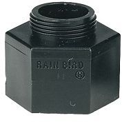 The Rain Bird Shrub Adapter is designed to fit all Rain Bird nozzles for quick and easy attachment.