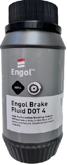 Engol Brake Fluid DOT 4 is recommended for use in applications requiring disc, drum and anti  skid breaking systems used in average to high performance vehicles requiring either a DOT 3 or Dot 4 level of performance.