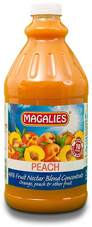 Magalies 2 Litre Peach 48% 1+4 Fruit Nectar Concentrate