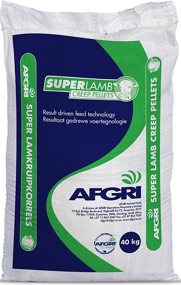 Supplement for improvement of growth rates of lambs.