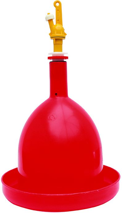 Automatic Econo Drinker is a non-ballast drinker and is excellent value for money. It has fewer assembly parts and comes standard with hanging attachments, a 3m PVC flexible water pipe and a clamp saddle with a shut off valve.
