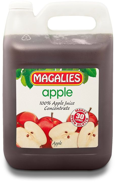 Magalies 5 Litre Apple 100% 1+5 Fruit Juice Concentrate