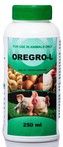 Oregro-L is a 100% natural liquid based on a blend of essential oils. Proven efficacy with antibacterial, antiparasitic, antifungal, anti-inflammatory, and anti-toxigenic properties in poulty and pigs. Dosage and Administration: Poulty (Layers, breeders and broilers) 1ml/10lt clean drinking water In the morning for 7 days Swine 1ml-2ml/1lt clean drinking water In the morning for 7 days Calves 1ml-2ml/1lt clean drinking water In the morning for 5 days.