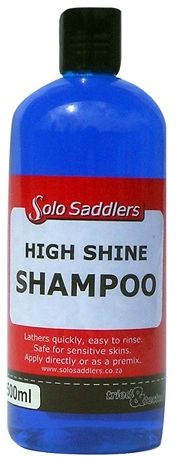 For shiny, glossy coats. Lathers quickly, easy to rinse. Apply directly or as a premix. Safe for sensitive skins. Suitable for all animals.