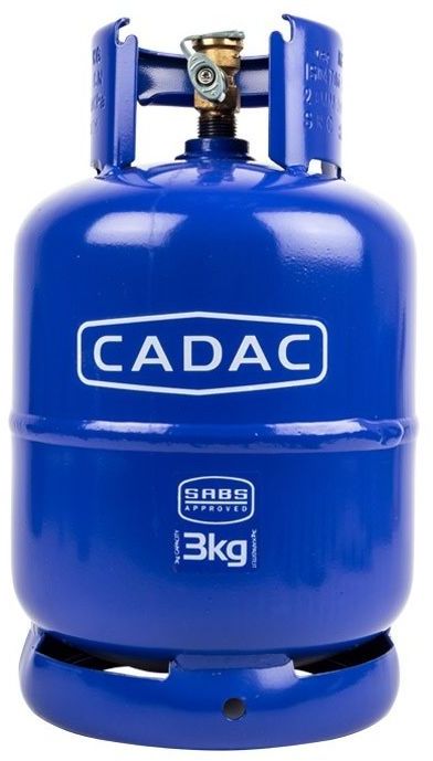 The famous blue CADAC gas cylinder has become synonymous with the trusty Skottel attached to it representing all that is good about the South African culture of sunshine biltong and braais -The gas cylinders are coated with eproxy powder for rust protection they feature an external valve with fingertip control and a dust cover plug -The CADAC gas cylinder is available in several sizes and is used in conjunction with all CADAC gas braais -Different types of braais and braai accessories are compatible with different sized CADAC gas cylinders.