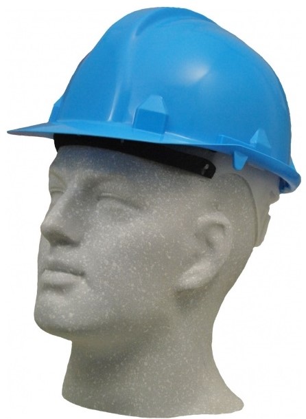 Safety cap peak style suitable for use on construction sites.