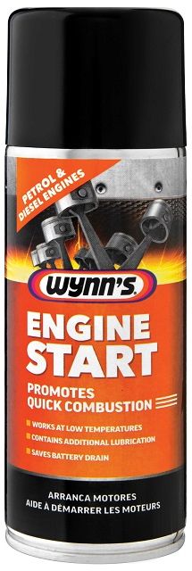 Wynn's Engine Start is the easy solution to starting problems. Avoids wear of the starter motor and prevents battery drain. Engine start assists with cold weather starting, flooded engines and helps restore fuel pump pressure after a vehicle has run dry.