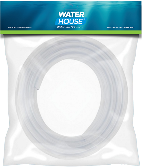 30 Metre roll of 8mm Clear PVC Tubing Durable clear hose tubing ideal for Ponds, Water Features, Aquariums and Construction. SPECIFICATIONS 8mm outer diameter Single wall clear tubing Sold in a 30 meter roll Ideal for conveying liquids and gases in low pressure applications such as laboratories and aquariums. This product has good corrosion and chemical resistance.