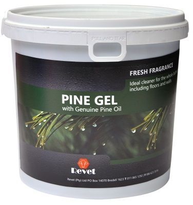 Pine Gel is a concentrated gel cleaner containing genuine pine oil. Product can be described as a disinfectant made possible by the high concentration of pine oil.