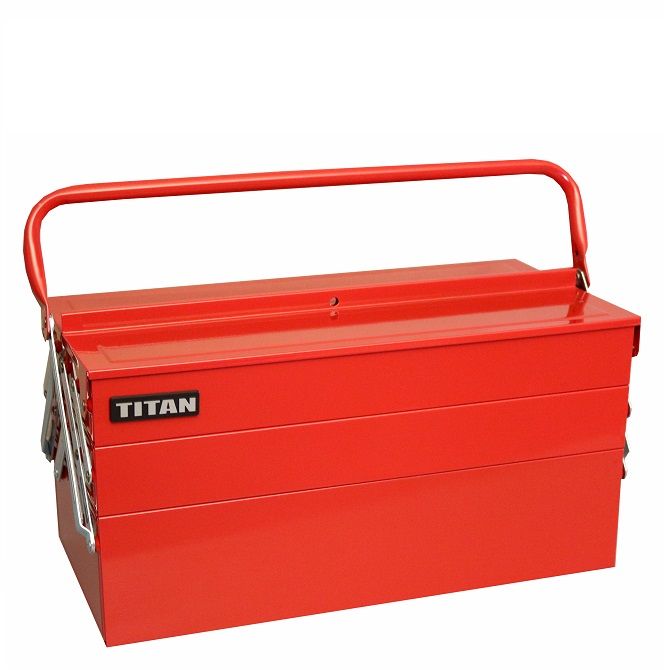 Our quality 5-tier tool box is ideal for the handyman, it has 5 compartments and weighs 3.85kg. The box is powder coated which is rust, scratch and chip resistant.