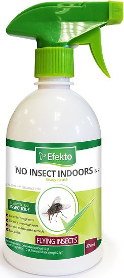 A ready to use insecticide for the control of flying insects.