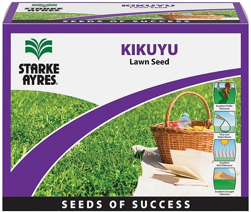 Our seed packets have easy to understand pictograms to help home growers plant your seeds correctly. There is also helpful information on the ideal times to sow and the watering requirements of each seed variety. Kikuyu is a medium to coarse textured, light green warm season grass which spreads by vigorous rhizomes and stolon's.