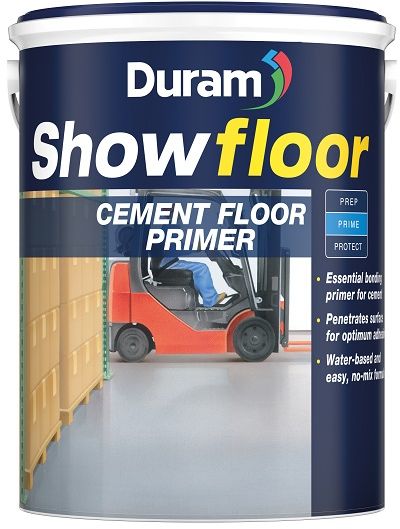 Essential bonding primer for cement floors and to be used prior to floor paint.