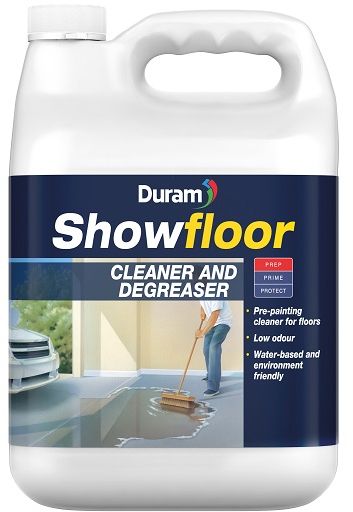 The Product cleans tough grease and oil stains used or previously painted cement floors. It can also be used for general cleaning and maintenance. The product has a low odour and fumes.