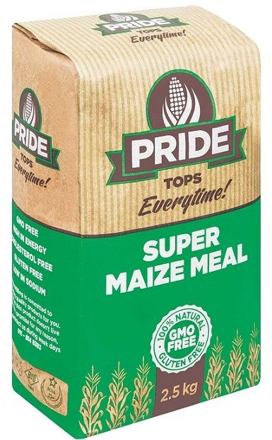 Pride GMO-Free Super Maize Meal is made with GMO-Free maize. Thanks to its high quality and great taste, this product ensures a superior result.