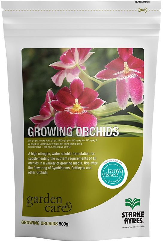 Growing Orchids is specially formulated, concentrated fertiliser, blended to suit mineral requirements of the Orchid plant during the growth stage. Will provide the extra nutrients required at root tip appearance and during the active period of growth after winter. Will provide the extra nutrients required at root tip appearance and during the active period of growth after winter. Will stimulate the plant and boost vegetative growth for the new season.