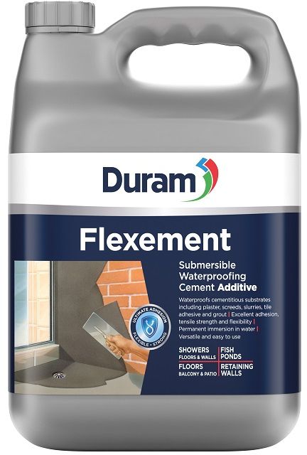 Submersible Waterproofing Cement Additive Waterproofs any cementitious substrates including plaster, screeds, slurries, tile adhesive and grout. Excellent adhesion, tensile strength and flexibility. Permanent immersion in water. Versatile and easy to use. Waterproofs cementitious substrates. Hydrophobic formula creating a watertight solution. Improves the water resistance, adhesion, tensile strength and flexibility of cement.