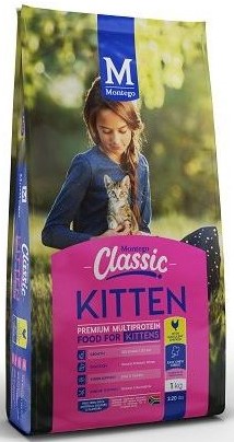 Naturally balanced premium nutrition with added essential vitamins & minerals for a complete meal. Kittens require an optimally balanced diet, rich in nutrients, energy and flavour. Benefits Include: Growth - Inclusive of 32% protein and 13% fat. Digestion - Fructo-oligosaccharides are natural prebiotic fibres that reinforce your kitten's intestinal health and reduce the risk of digestive upsets. Cognitive Development - DHA is a crucial fatty acid which nourishes the brain and facilitates retinal development. Conditioning - Balanced Omega 6 & 3 fatty acids help nourish your kitten's skin. The added Calcium helps build strong teeth and bones. Immune Support - Natural Antioxidants, such as Vitamin C and E, help support your kitten's overall cellular health and assist in building a healthy immune system. Vision Support - Taurine, boosted by increasing Classic Kitten's meat-based proteins, supports cardiac function and healthy vision.