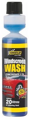 Highly concentrated windscreen wash.