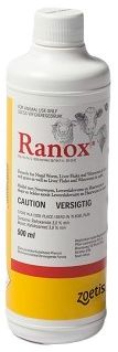 Remedy for Nasal Worm, Liver Fluke and Wireworm in sheep and goats as well as Liver Fluke and Wireworm in cattle. COMPOSITION: Rafoxanide 3,0% m/v.