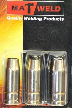 Mig Welding Shrouds help shroud the gas around the wire when welding two materials together. It stops the oxidation and limits or totally avoids splatter.