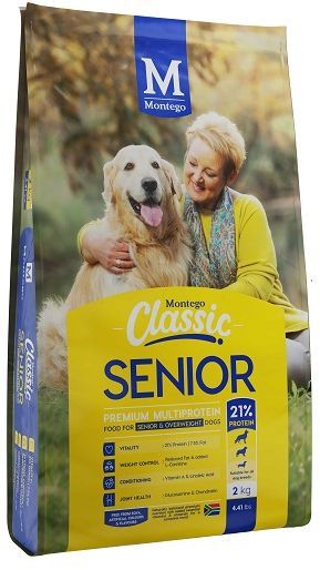 Naturally balanced premium nutrition with added essential vitamins & minerals for a complete meal. As dogs age, their physiological systems slow down. Senior diets manages the vulnerability to a variety of health conditions. Suitable for overweight dogs. Benefits Include: Vitality - High-protein meal 21% with essential amino and fatty acids, helps protect muscle mass while aging or during weight loss. Weight Control - 25% less fat than Classic Adult, Classic Senior provides a lower calorie diet, for a slowing metabolism. Awareness -High levels of Omega-3 polyunsaturated fats nourish the mind, boosting and sustaining awareness. Conditioning- Essential nutrients promote a healthy skin and coat, while Omega 3 and 6 fatty acids help to develop and maintain a healthy coat. Immune Support - Natural Antioxidants, such as Vitamin C and E. Joint Health - Glucosamine and Chondroitin helps to rebuild joint tissue, increasing and sustaining flexibility and mobility in senior dogs.