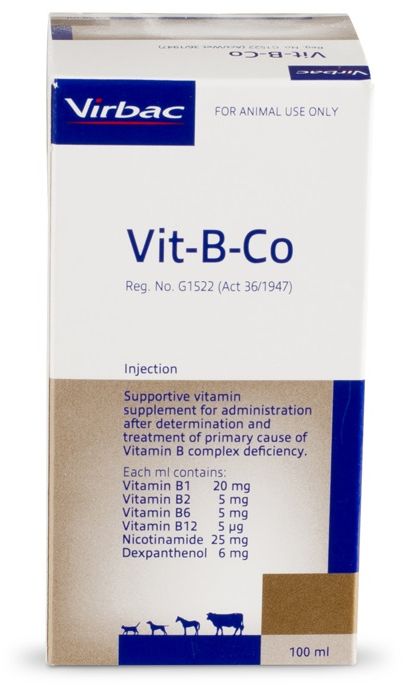Supportive vitamin supplement for administration after determination and treatment of primary cause of vitamin B-complex deficiency. Supportive vitamin supplement for administration after determination and treatment of primary cause of vitamin B-complex deficiency. Supportive vitamin supplement for administration after determination and treatment of primary cause of vitamin B-complex deficiency.