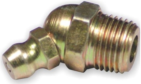 A grease nipple is a metal fitting used in mechanical systems to feed lubricants under moderate to high pressure, into a bearing using a grease gun.