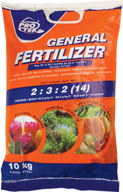 A chemical granular fertiliser. N:P:K (%) 2:3:2 (14). General feeding of flower bearing shrubs, flowers and vegetables