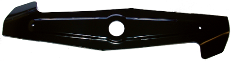 Lawnmower bar blade compatible with old type Wolf Cyclone models.