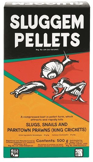 A granular bait for the control of snails, slugs and king crickets.