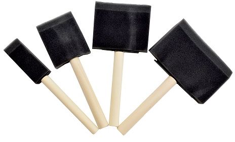 Sponge brush set.