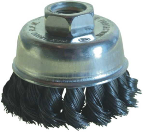 Our hard wearing cup brush is suitable for heavy cleaning of metal surfaces.