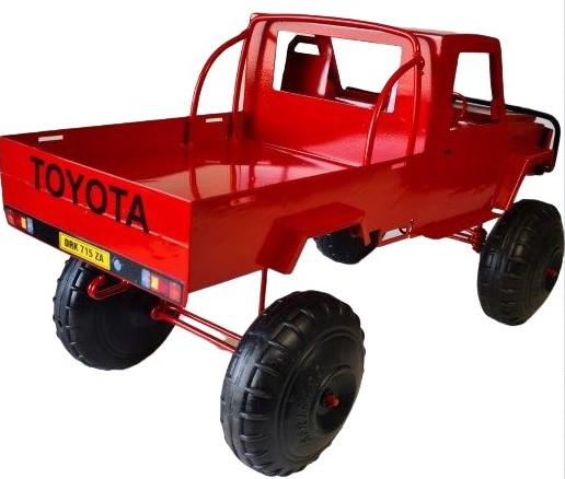 Steel Toy Landcruiser Single Cab Africar.