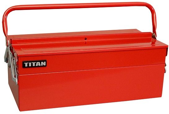 Our quality 3-tier tool box is ideal for the handyman, it has 3 compartments and weighs 2.7kg. The box is powder coated which is rust, scratch and chip resistant.