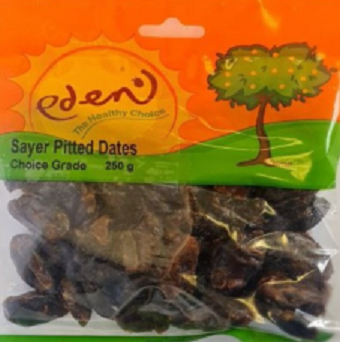 Pitted dates, sunflower oil.