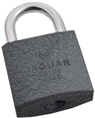 Padlock 25mm Iron Jaguar Clam