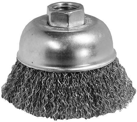 Our high quality cup brush is ideal for lighter cleaning work on metal surfaces.
